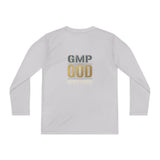 Youth Long Sleeve Tee — GMP GOD Money Power Graphic