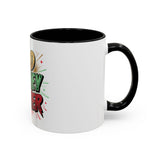 God Money Power Accent Coffee Mug — Bold Motivational Religious Coffee Cup (11/15oz)