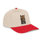 Tiger Face Cap — 'Gold Money Power' Embroidered Baseball Hat
