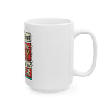 Motivational Ceramic Mug — “Put GOD First, Hustle For The MONEY, Put Yourself In POWER”
