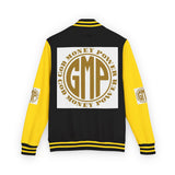 GMP Gold Logo Letterman Jacket — God Money Power Varsity Jacket