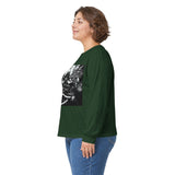 Angel Of Death Long Sleeve Tee — Dark Fantasy Angel & Serpent Graphic