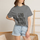God Money Power T-Shirt — Bold Faith & Hustle Graphic Tee
