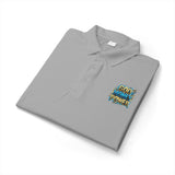 God is My Power Polo Shirt — Faith-Based Graphic Performance Polo