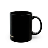 God • Money • Power Black Ceramic Mug — Faith & Prosperity Coffee Cup (11oz/15oz)