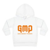 Toddler Hoodie — GMP (God Money Power) Bold Orange Logo