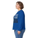 Long Sleeve Tee — "Put God First, Hustle for the Money, Put Yourself in Power" Inspirational Faith & Hustle Top
