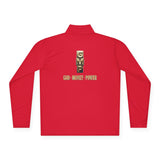 Quarter-Zip Pullover — Gold Block 'GMP' Logo with "Go. Walk. Power." Back Print