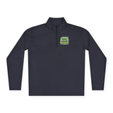 God Money Power Quarter-Zip Pullover — Bold Graphic Faith & Prosperity Pullover