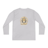 Youth Long Sleeve Tee — Gold Lion 'GMP' Athletic Team Shirt