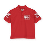 GMP Logo Youth Polo Shirt – White DryBlend® Kids Jersey