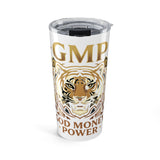 GMP Tiger 20oz Insulated Tumbler – "Good Money Power" Graphic Travel Cup