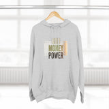 God Money Power Hoodie — Three-Panel Fleece Graphic Hoodie