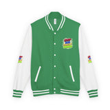 Letterman Jacket — GMP Good Money Power Colorful Splash Varsity Coat