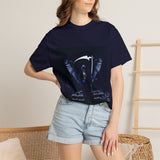 Angel Of Death- Reaper Angel Graphic T-Shirt – Dark Gothic Scythe Design