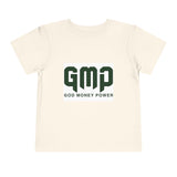 GMP "God Money Power" Toddler Tee - Kids Faith & Prosperity Shirt