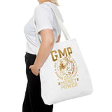 Tote Bag — GMP 'God Money Power' Tiger Crest Tote