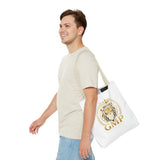 Lion Crest Tote Bag — GMP Gold Emblem Canvas Tote