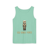 GMP Tank Top — God • Money • Power Gold Block Graphic