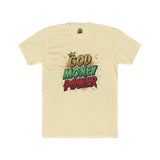 God Money Power Graphic Tee — Bold Faith & Hustle Shirt