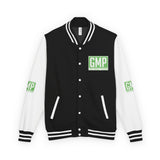 Letterman Jacket — GMP 'God Money Power' Black & White Varsity Jacket