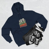 God Money Power Hoodie — Retro Bold Graphic Pullover
