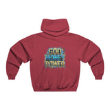 God Money Power Hoodie — Bold Retro Graphic Religious Statement Sweatshirt