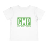 Toddler Tee — GMP (God Money Power) Green Logo Kids Shirt