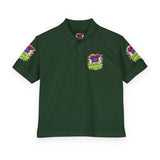 Youth Polo Shirt — Colorful "Camp Gov Summer Power" Logo Tee