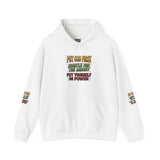 Inspirational Graphic Hoodie - "Put God First, Hustle for the Money, Put Yourself in Power"