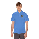 Eagle Logo Polo Shirt — "God Money Power (GMP)" Chest & Back Athletic Polo