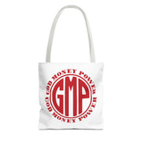 Tote — "GMP (God Money Power)" Red Logo Canvas Tote Bag