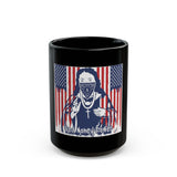 God, Money & Power Mug — Patriotic Street Art Coffee Cup