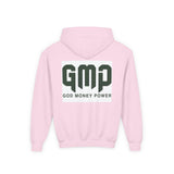 Youth Hoodie — GMP 'God Money Power' Logo Pullover