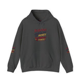 Motivational Hoodie — "Put God First: Hustle for the Money, Put Yourself in Power"