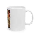 God Money Power Ceramic Mug — Pyramid Graphic Coffee Cup (11oz & 15oz)