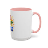 God Money Power Accent Coffee Mug — Inspirational Faith & Prosperity Gift (11/15oz)