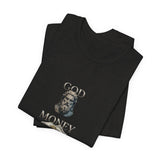 God Money Power- T-Shirt — Stacked Icons Graphic Tee