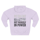 Inspirational Power Hoodie — "Put Yourself In Power" Religious Motivational Sweatshirt