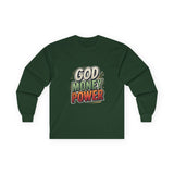 God Money Power Long Sleeve Tee