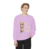 Sweatshirt — G.M.P. Gold Logo "God Money Power" Casual Graphic Sweatshirt