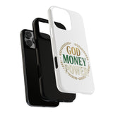Phone Case — "God Money Power" Inspirational Religious Design
