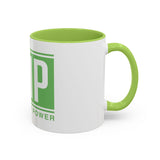 GMP Coffee Mug — God Money Power Inspirational Accent Mug (11/15oz)