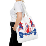 Tote Bag — Patriotic 'God Money Power' Religious Graphic Tote