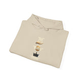Gold Crown One Hoodie — Minimalist Royal Emblem Hooded Sweatshirt