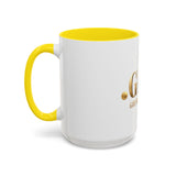 God Money Power (GMP) Accent Coffee Mug — Inspirational Religious Coffee Cup
