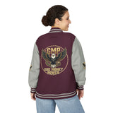 Letterman Jacket — GMP God Money Power Eagle Retro Varsity Jacket