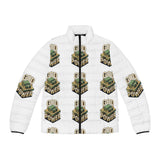 God Power Puffer Jacket — Men’s Printed Quilted Winter Coat