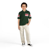 GMP Logo Youth Polo Shirt - Red Branding DryBlend® Kids Jersey Polo
