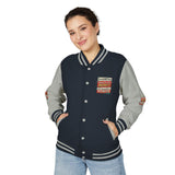Letterman Jacket — "Put GOD First, Hustle For The MONEY, Put Yourself In POWER" Inspirational Varsity Coat